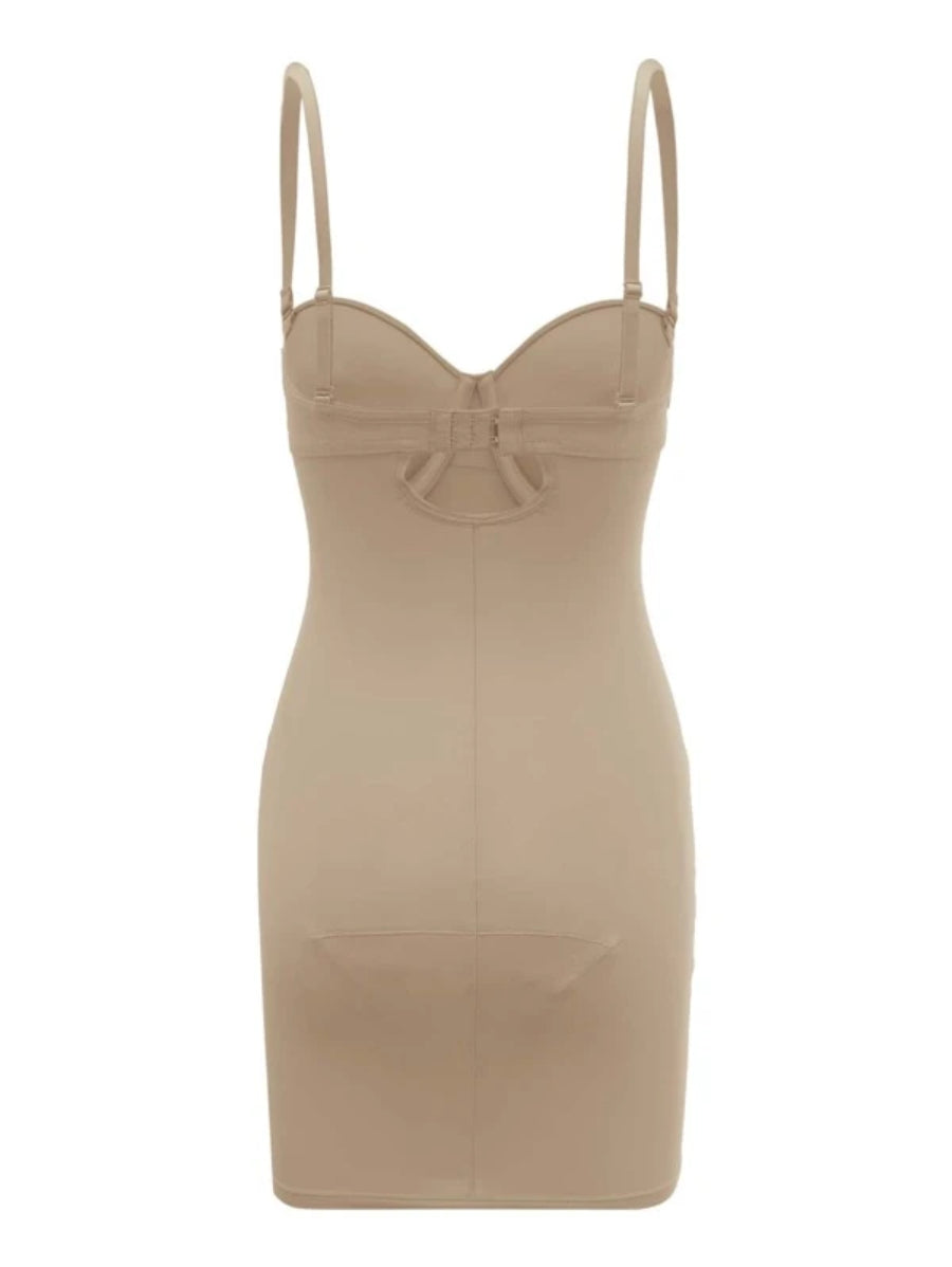 Solid Underwire Shapewear Slips-Soco Hoodie