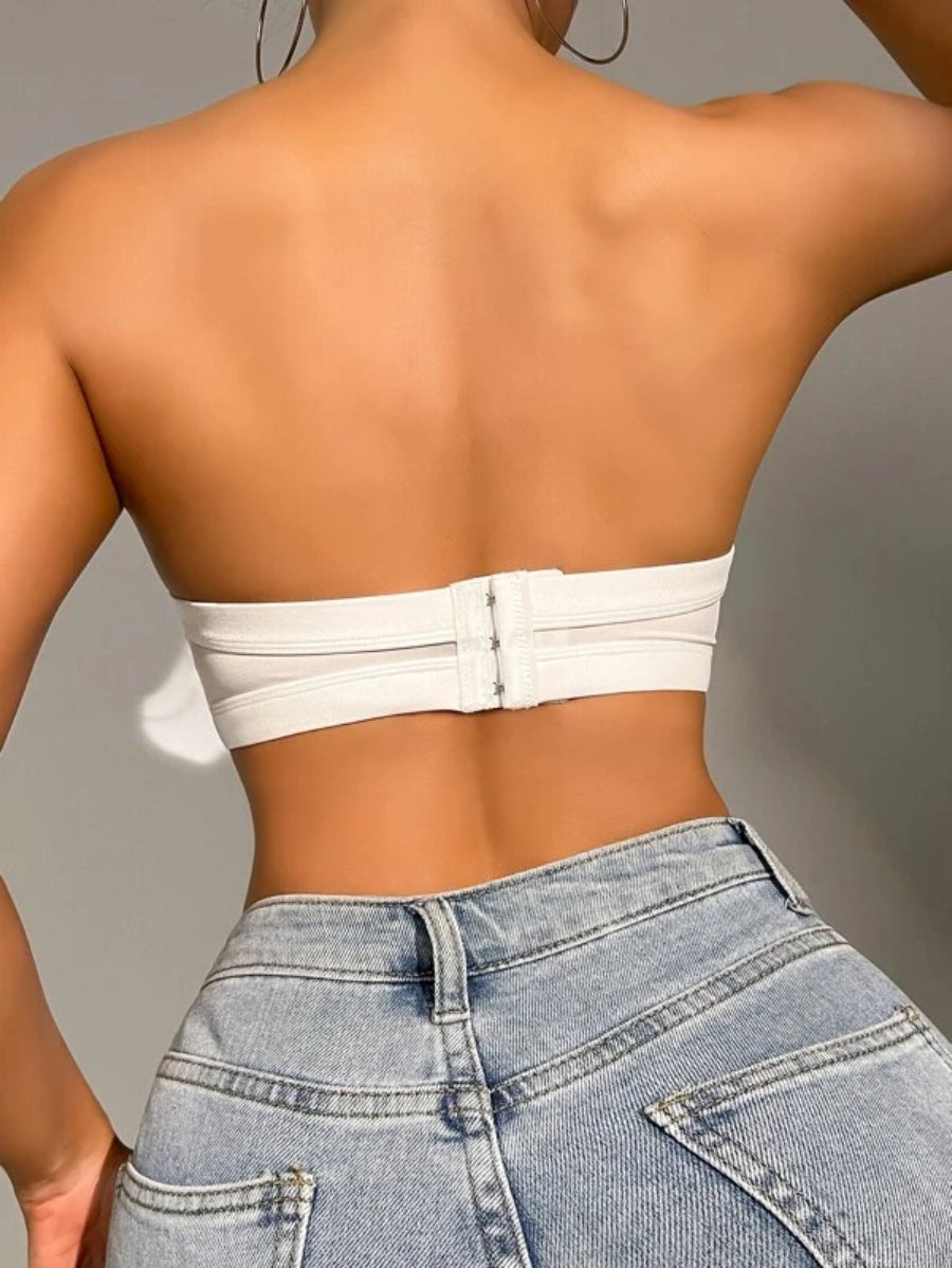 Solid Wireless Bra-Soco Hoodie