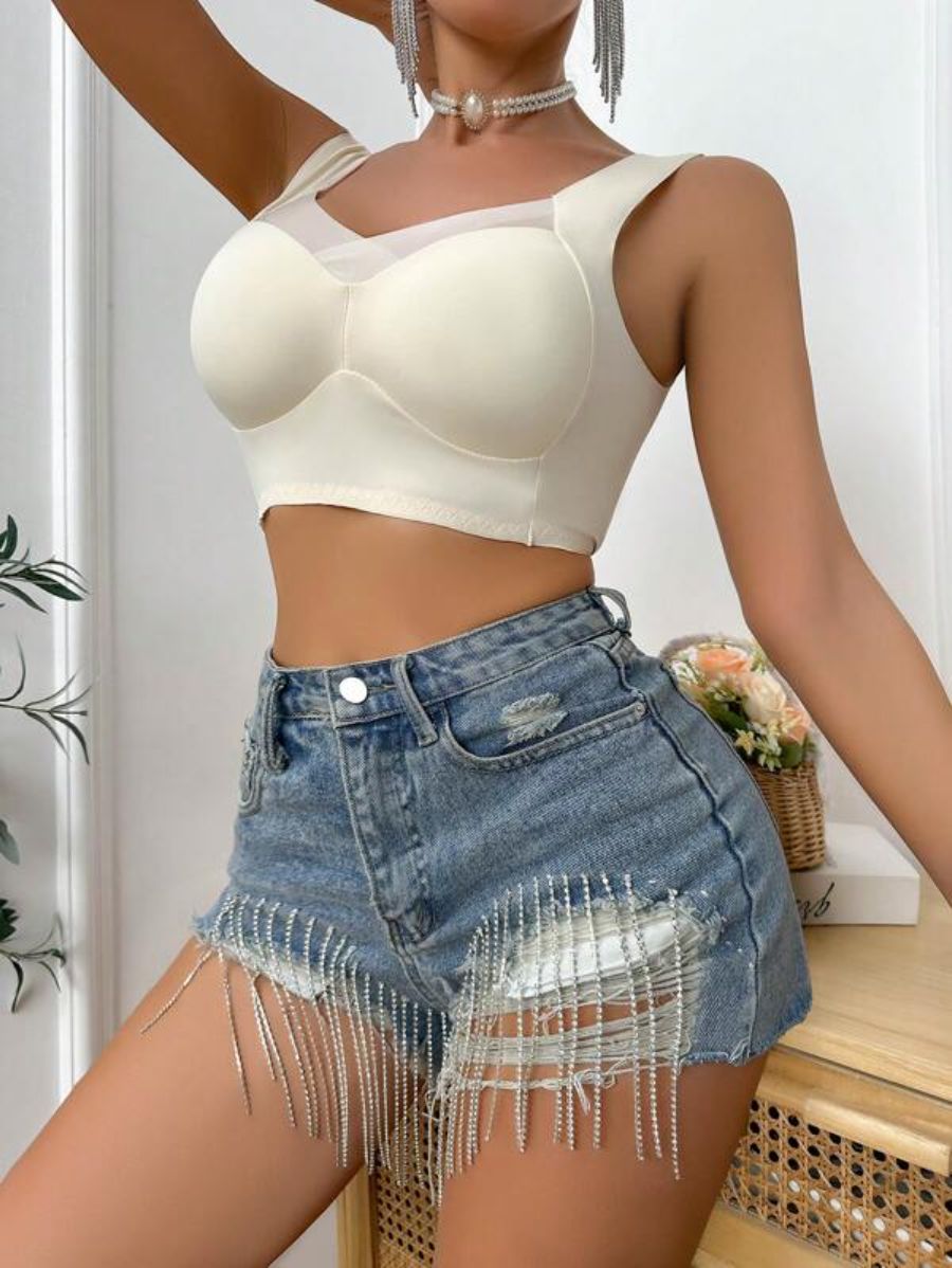 Solid Wireless Design Bra-Soco Hoodie