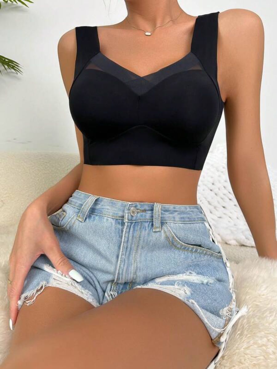 Solid Wireless Design Bra-Soco Hoodie