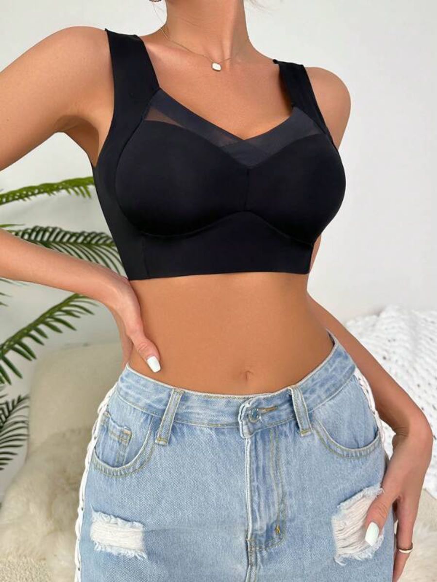 Solid Wireless Design Bra-Soco Hoodie