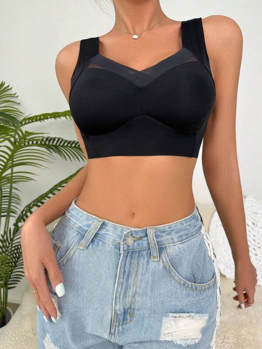 Solid Wireless Design Bra-Soco Hoodie