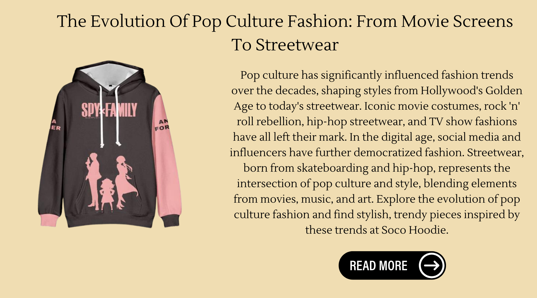 The Evolution Of Pop Culture Fashion: From Movie Screens To Streetwear-Soco Hoodie