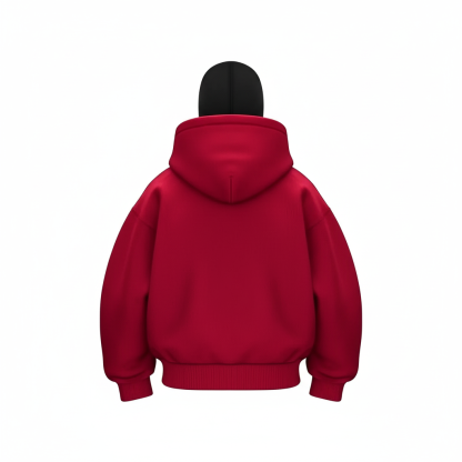 Structured Full Zip Panel Streetwear Design Hoodie