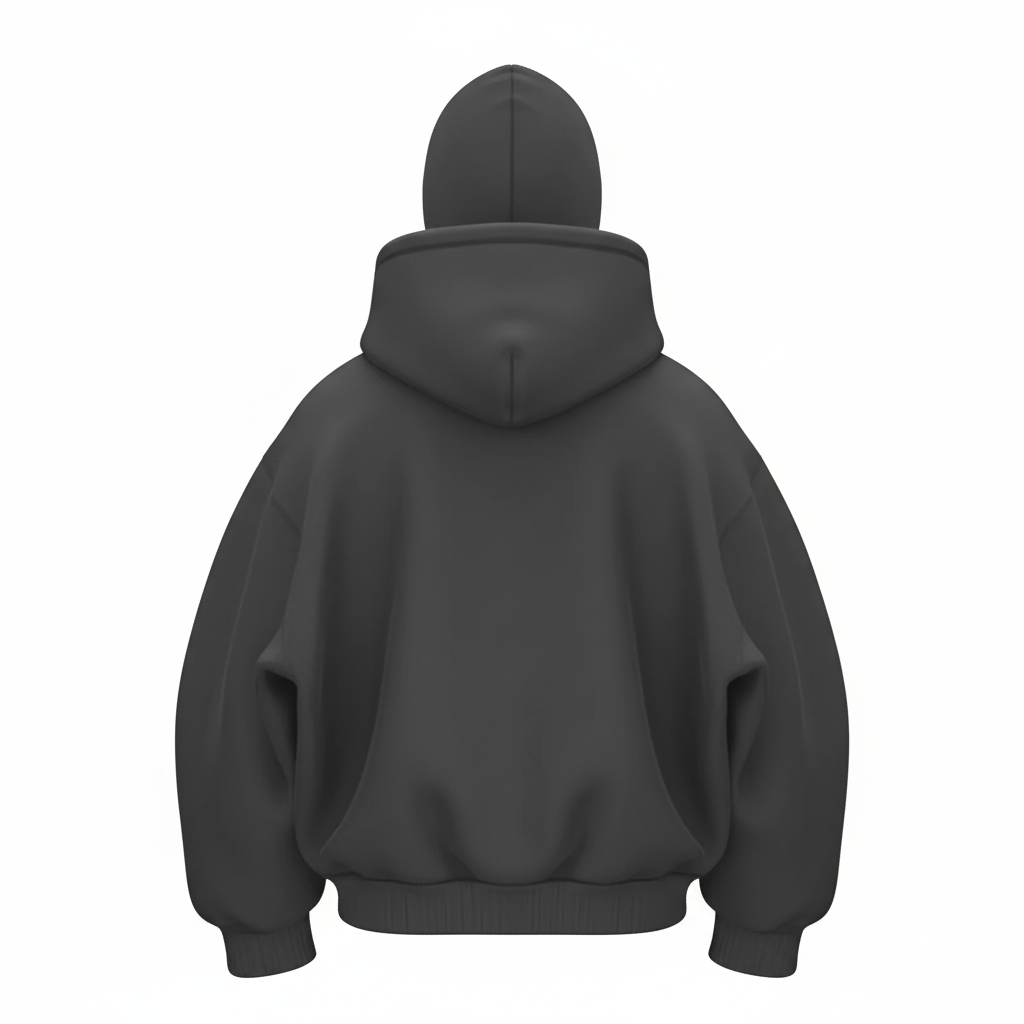 Structured Full Zip Panel Streetwear Design Hoodie