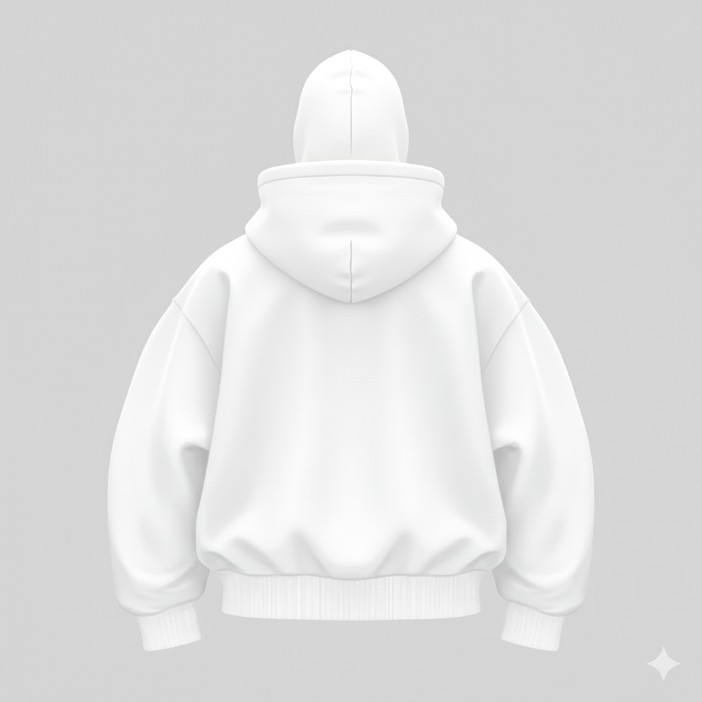 Structured Full Zip Panel Streetwear Design Hoodie