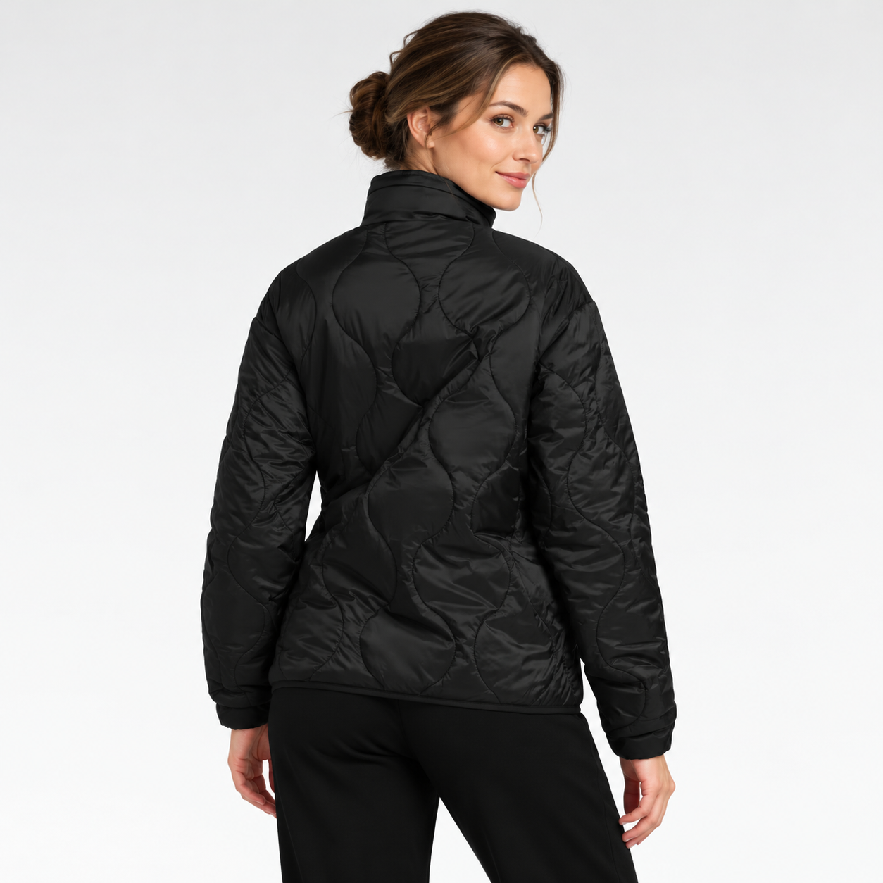 Effortless Everyday Packable Lightweight Puffer Jacket For Women