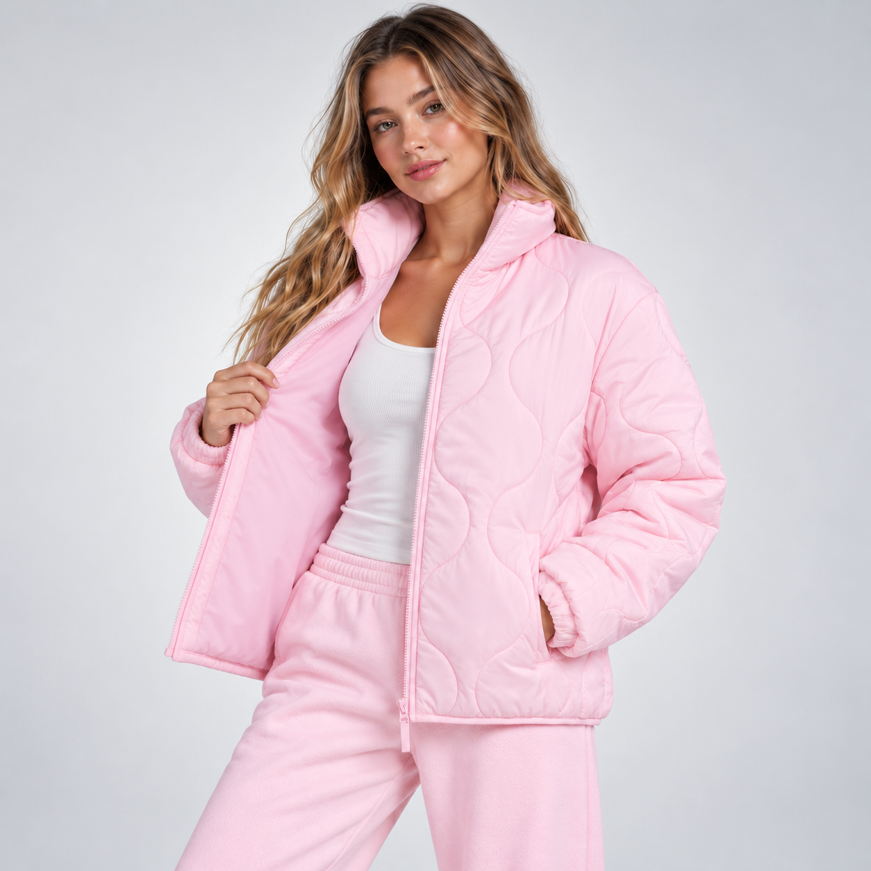 Effortless Everyday Packable Lightweight Puffer Jacket For Women