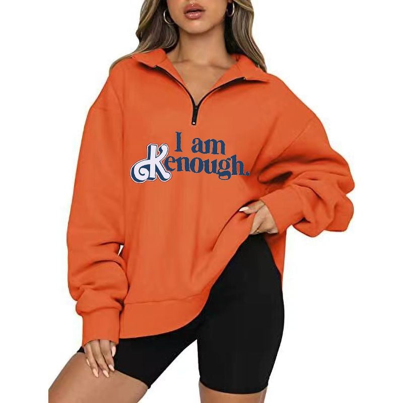Text Printed Elegant Hoodie-Soco Hoodie