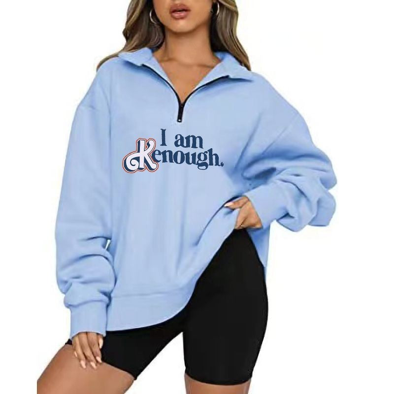 Text Printed Elegant Hoodie-Soco Hoodie