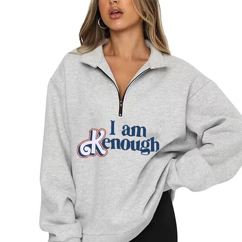 Text Printed Elegant Hoodie-Soco Hoodie