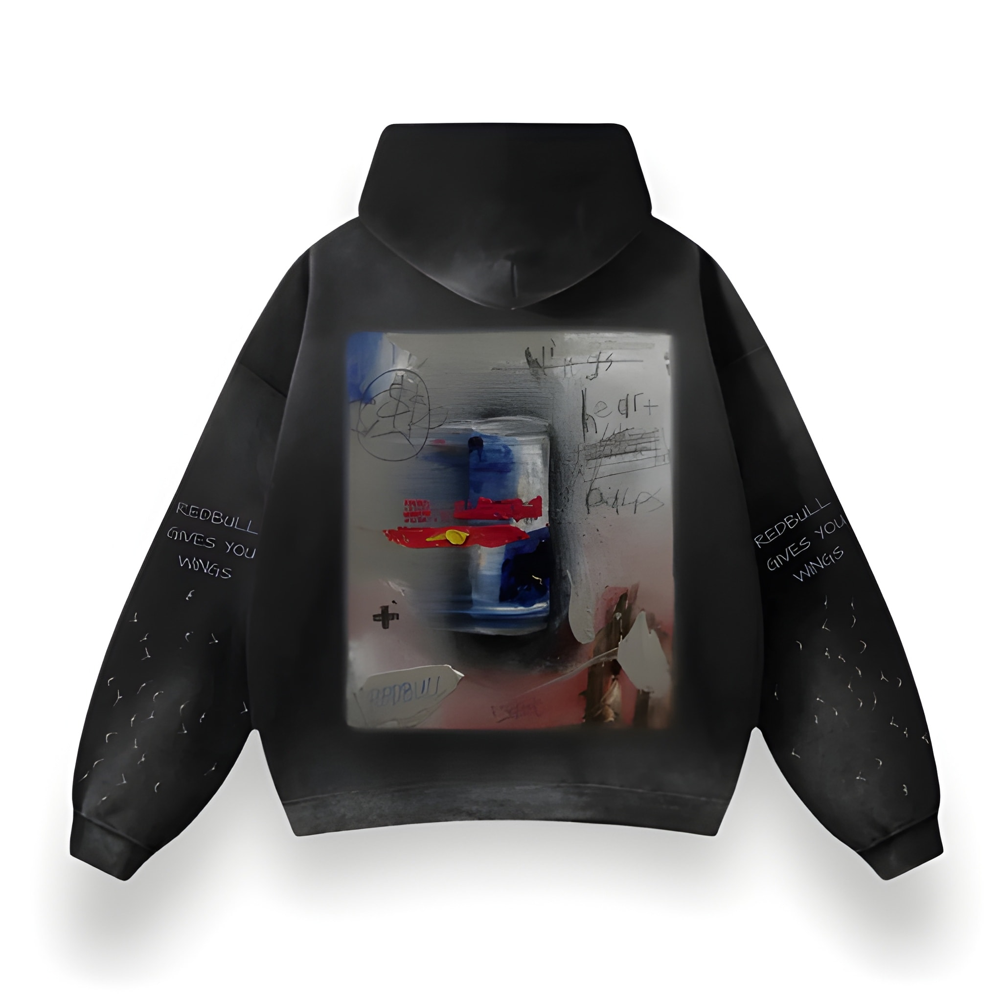 Abstract Graphic Hoodie Art