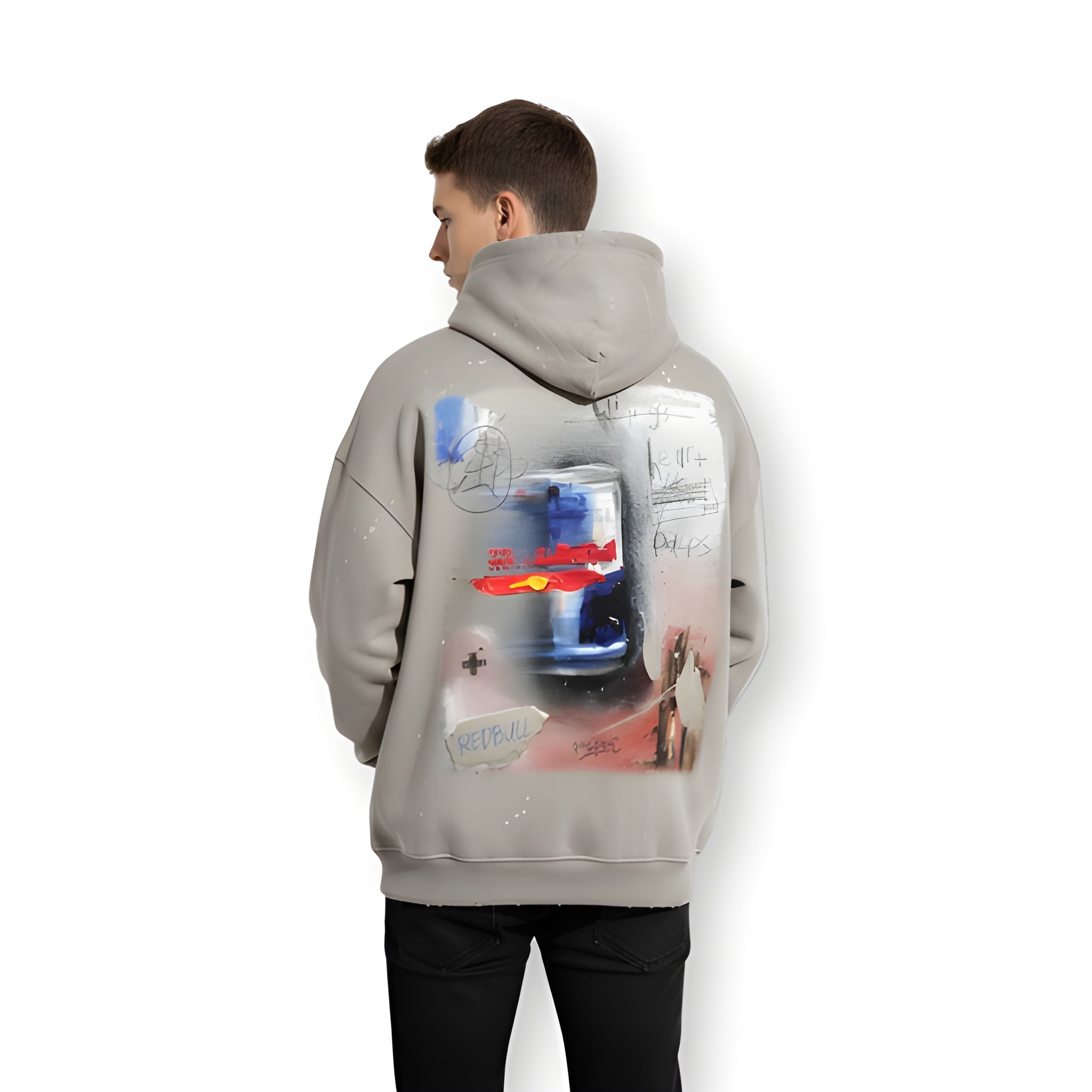 Abstract Graphic Hoodie Art
