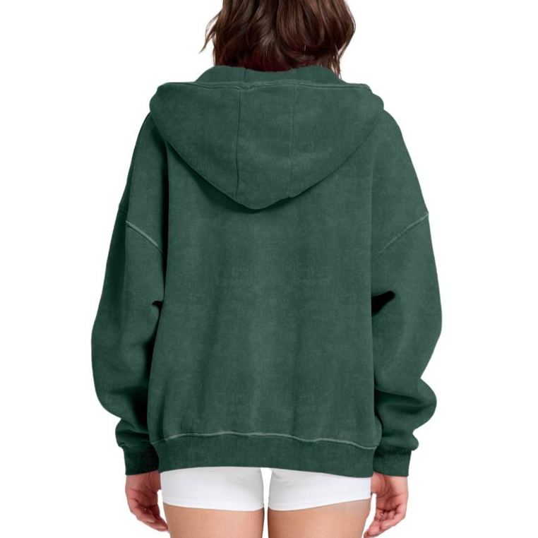 Unisex Oversized Zip Up Hoodie
