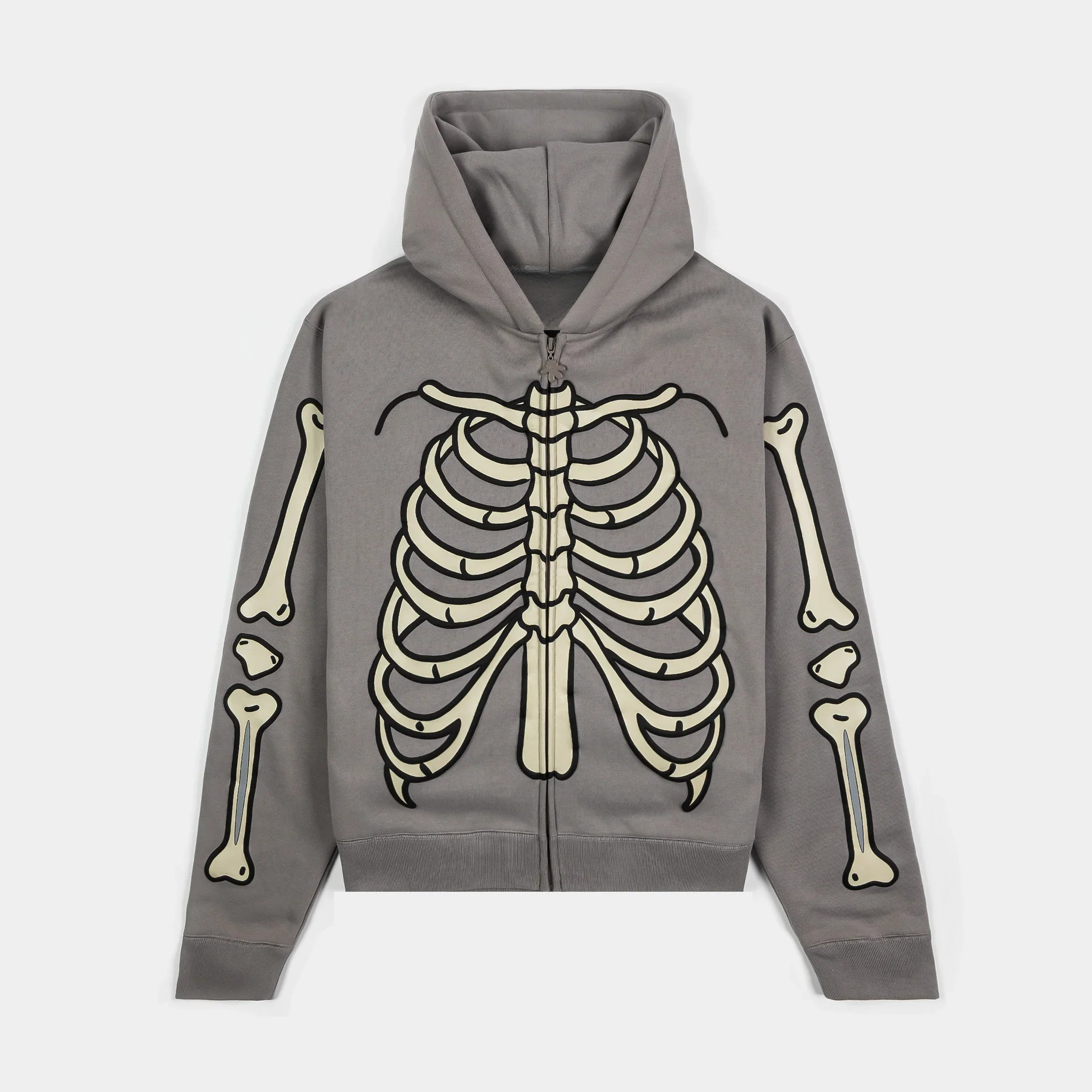 Unisex Printed Zip Up Hoodie Bold Design