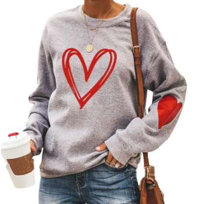 Cordate Graphic Sweatshirt With Patch