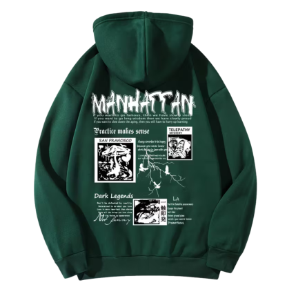 Men Cozy Drawstring Long Sleeve Sweatshirt Hoodie With Kangaroo Pocket