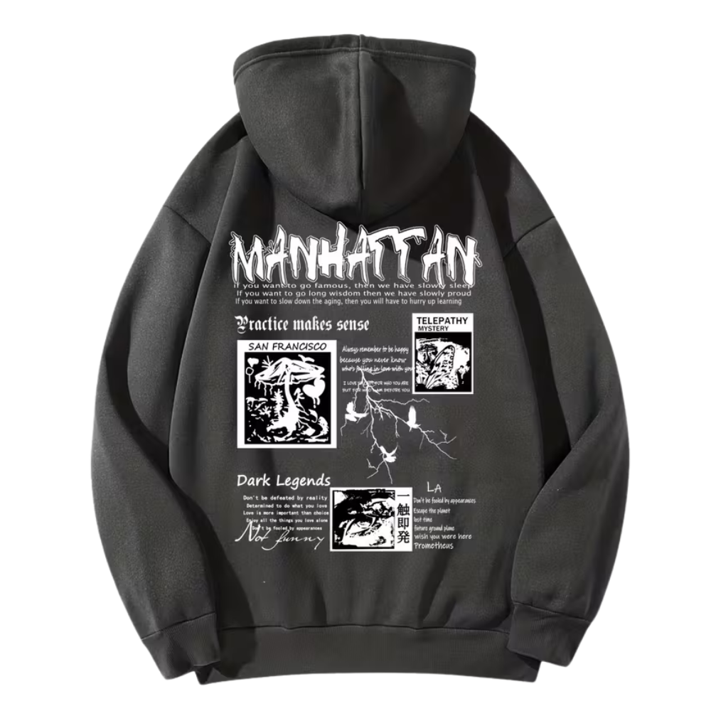 Men Cozy Drawstring Long Sleeve Sweatshirt Hoodie With Kangaroo Pocket