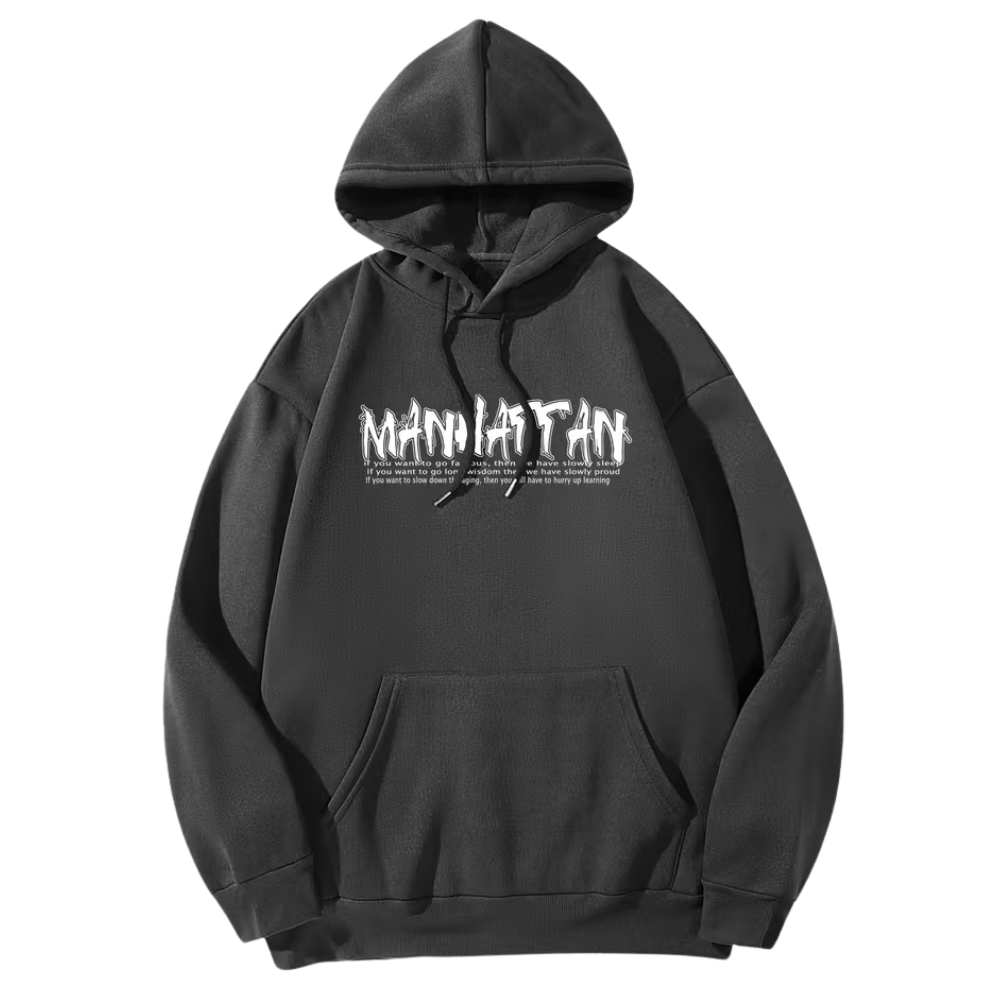 Men Cozy Drawstring Long Sleeve Sweatshirt Hoodie With Kangaroo Pocket