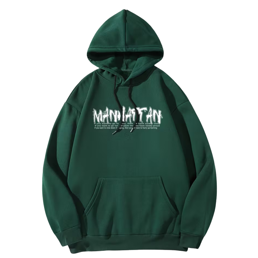 Men Cozy Drawstring Long Sleeve Sweatshirt Hoodie With Kangaroo Pocket