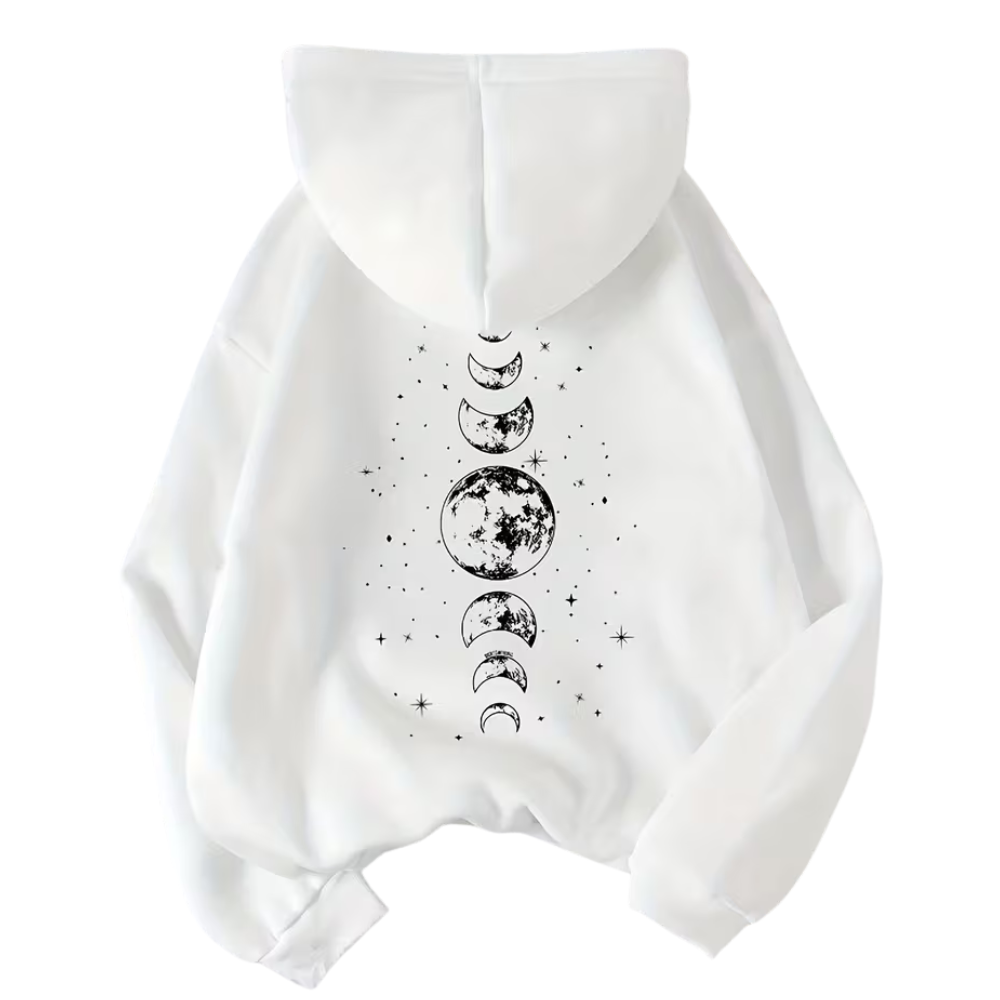 Versatile Streetwear Casual Polyester Blend Hoodie