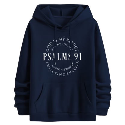 Motif Apparel Pullover With Pockets Casual Style Inspirational Hoodie