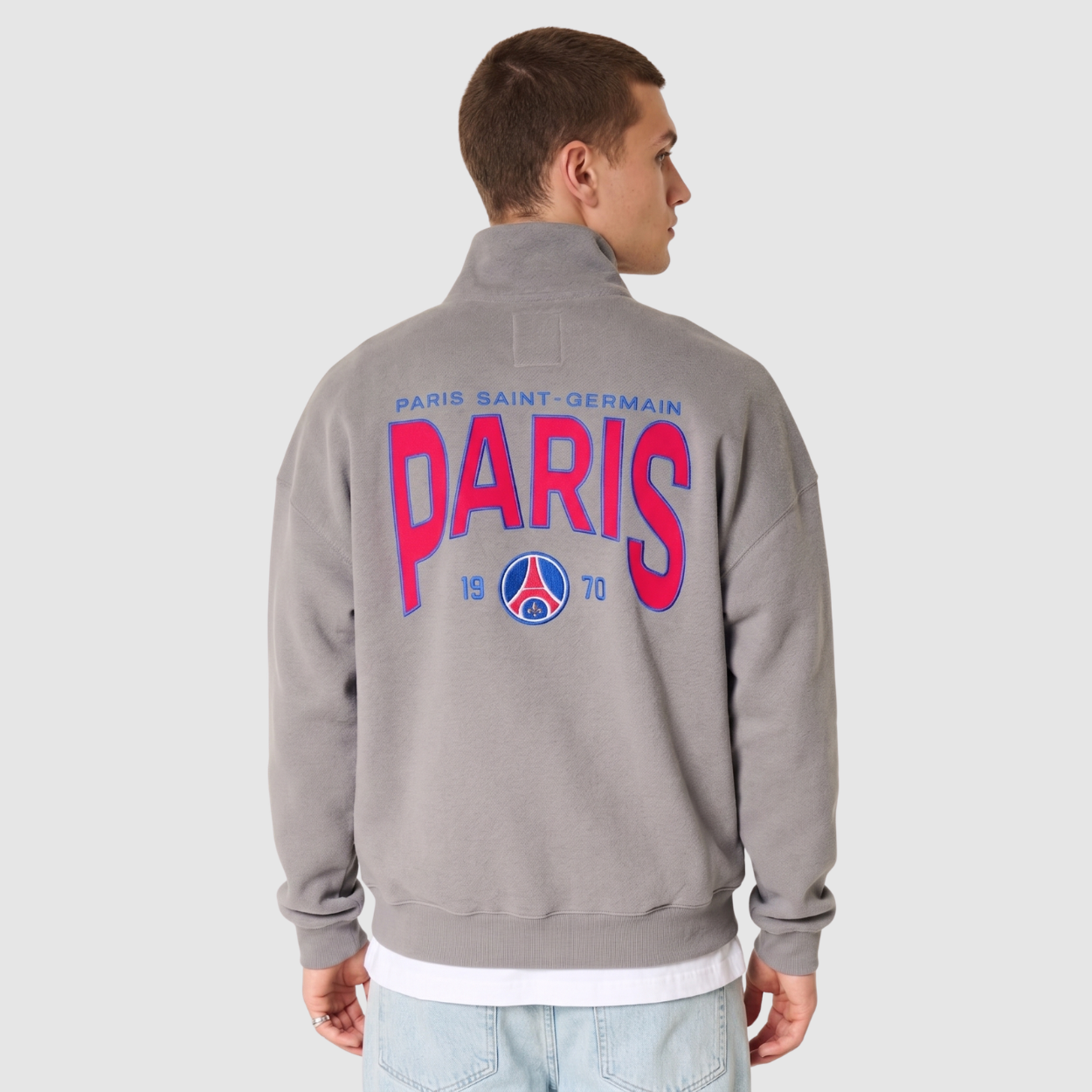 Graphic Quarter Zip Fleece Casual Sweatshirt And Hoodie