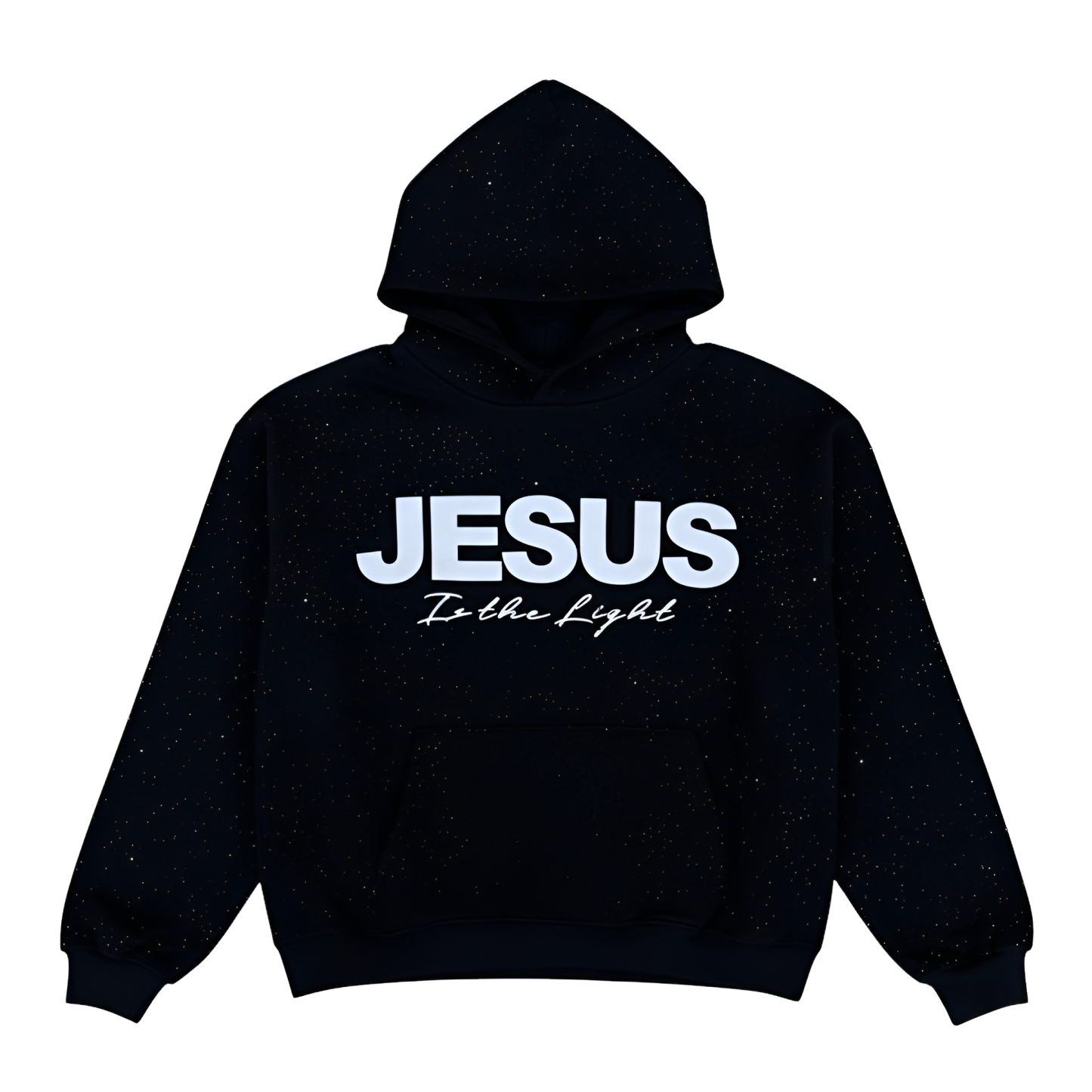 Jesus is The Light Rhinestone Hoodie