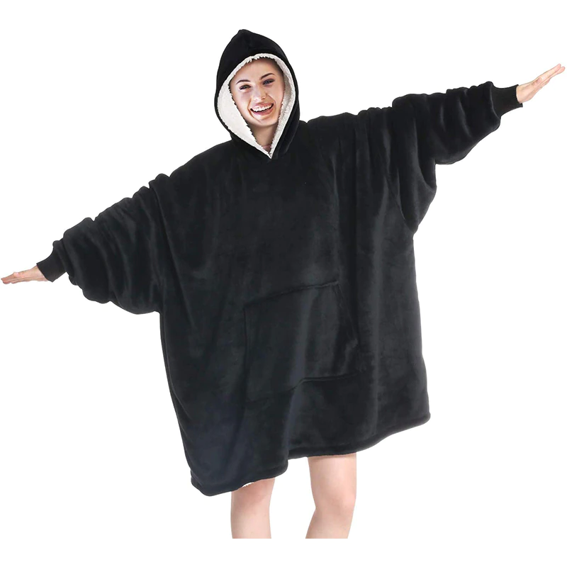 The Original Sherpa Fleece Blanket Hoodie-Soco Hoodie