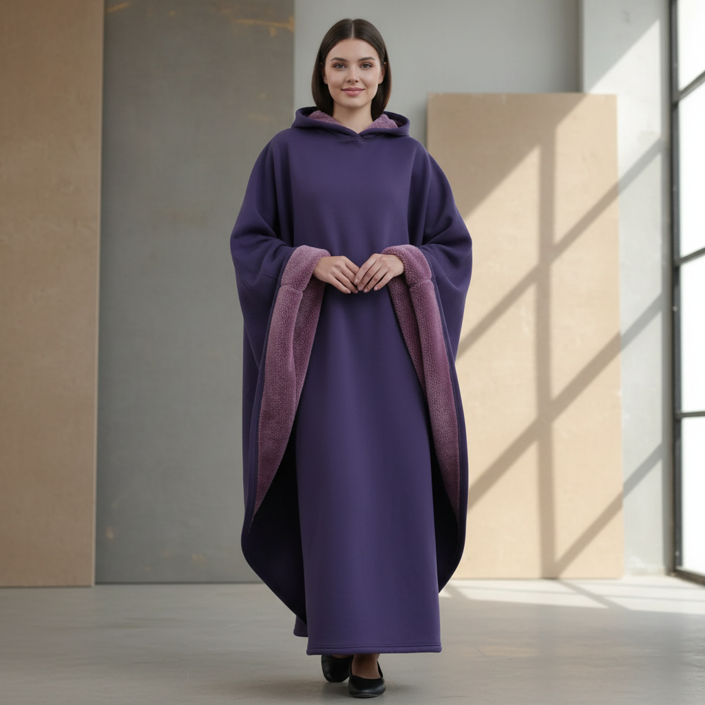 Unisex Cloak Hoodie Oversized Cape Style Design