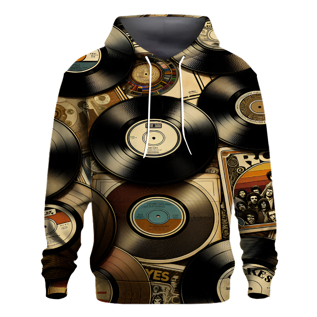 Vintage Vinyl Ensemble Hoodie
