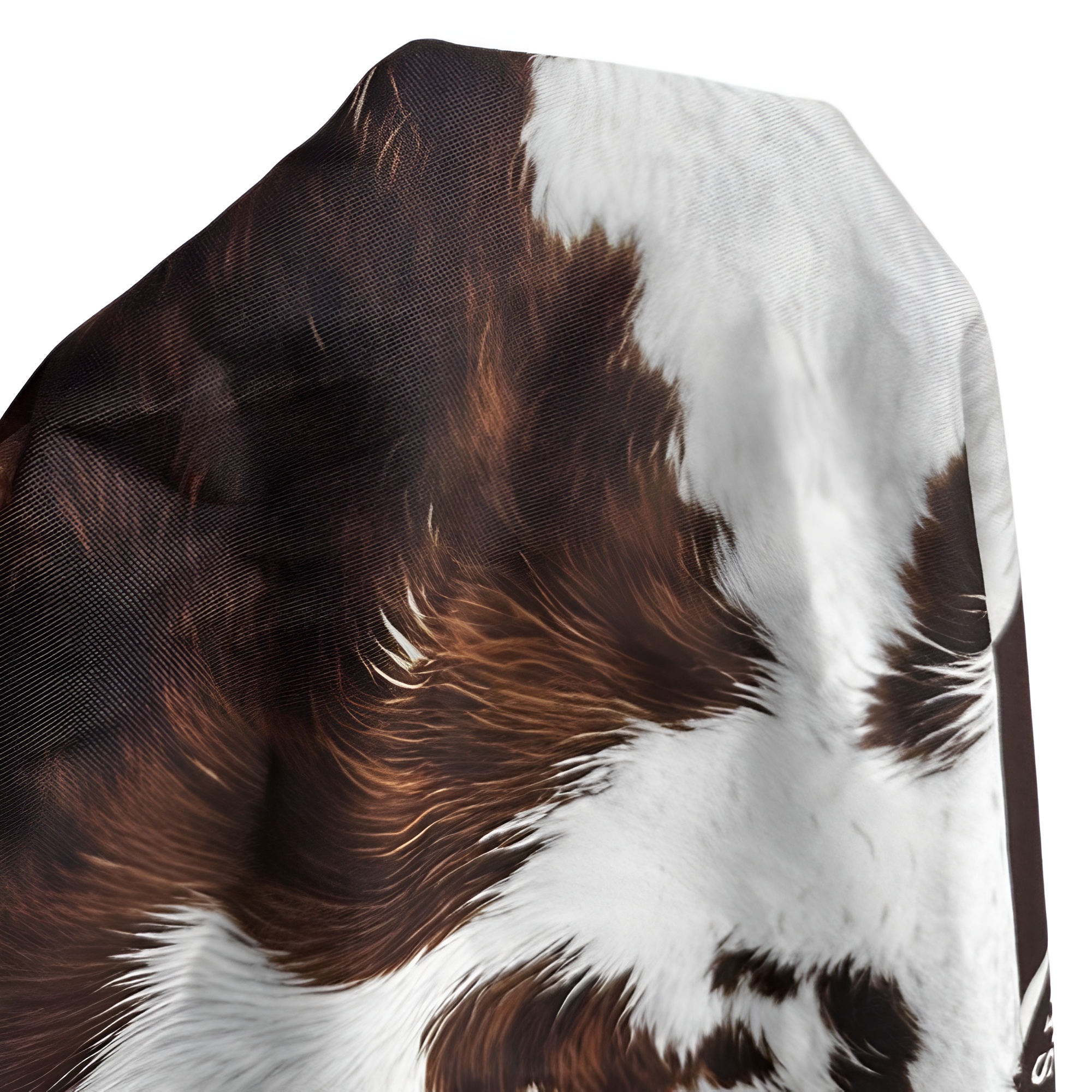 Loose Fit Western Highland Cow Graphic Print Hoodie For Women