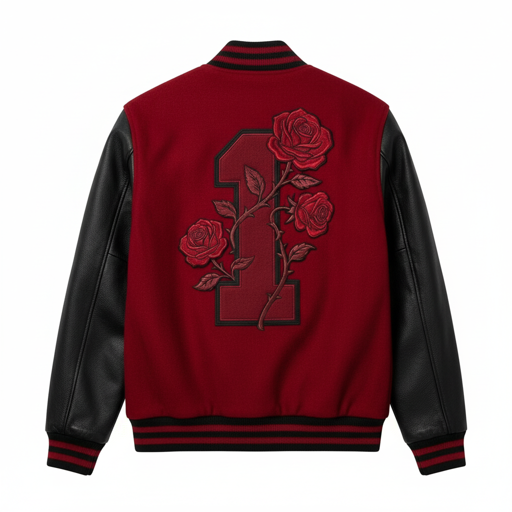 Derric Rose Themed Varsity Jacket