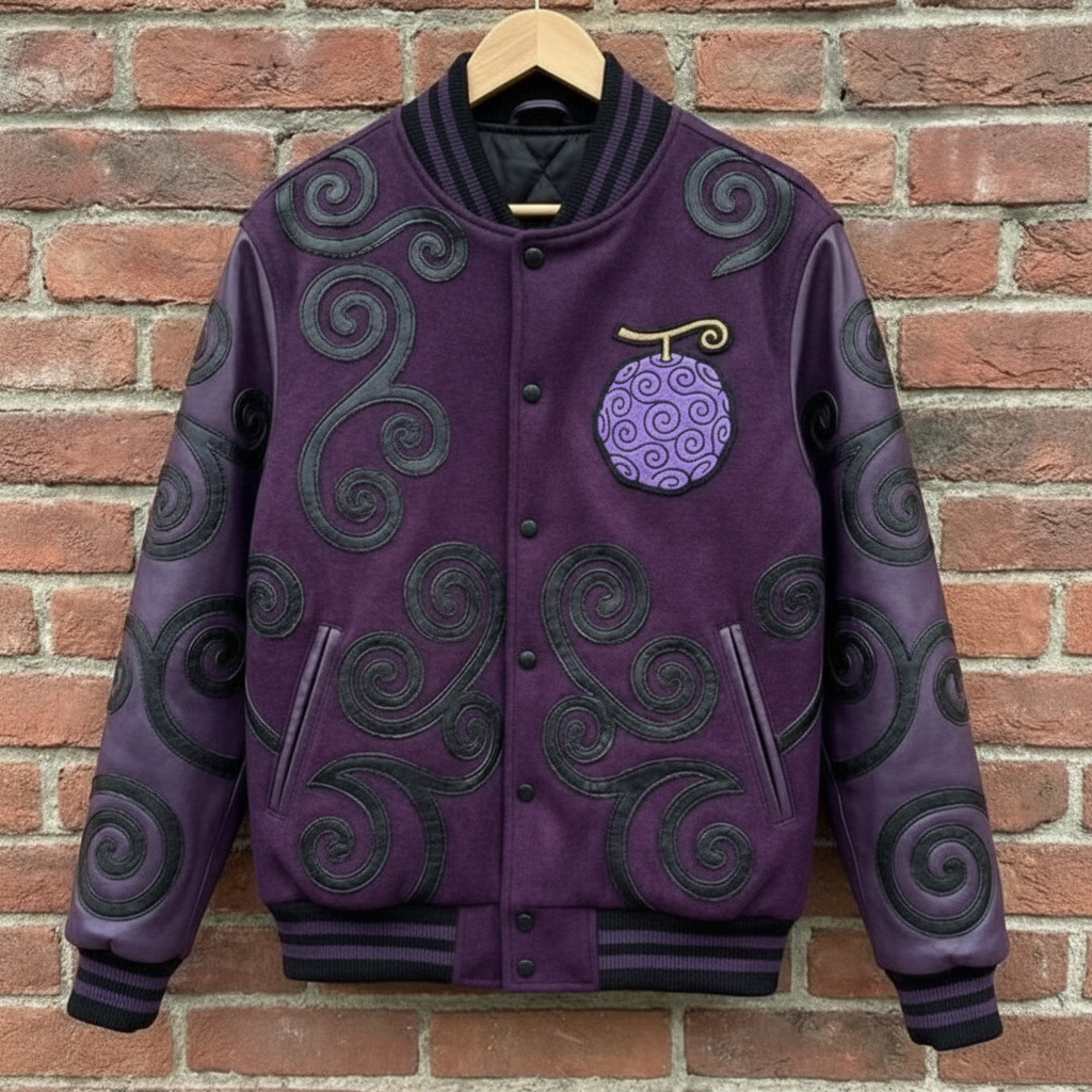Luffy Inspired Gear Fifth Varsity Jacket