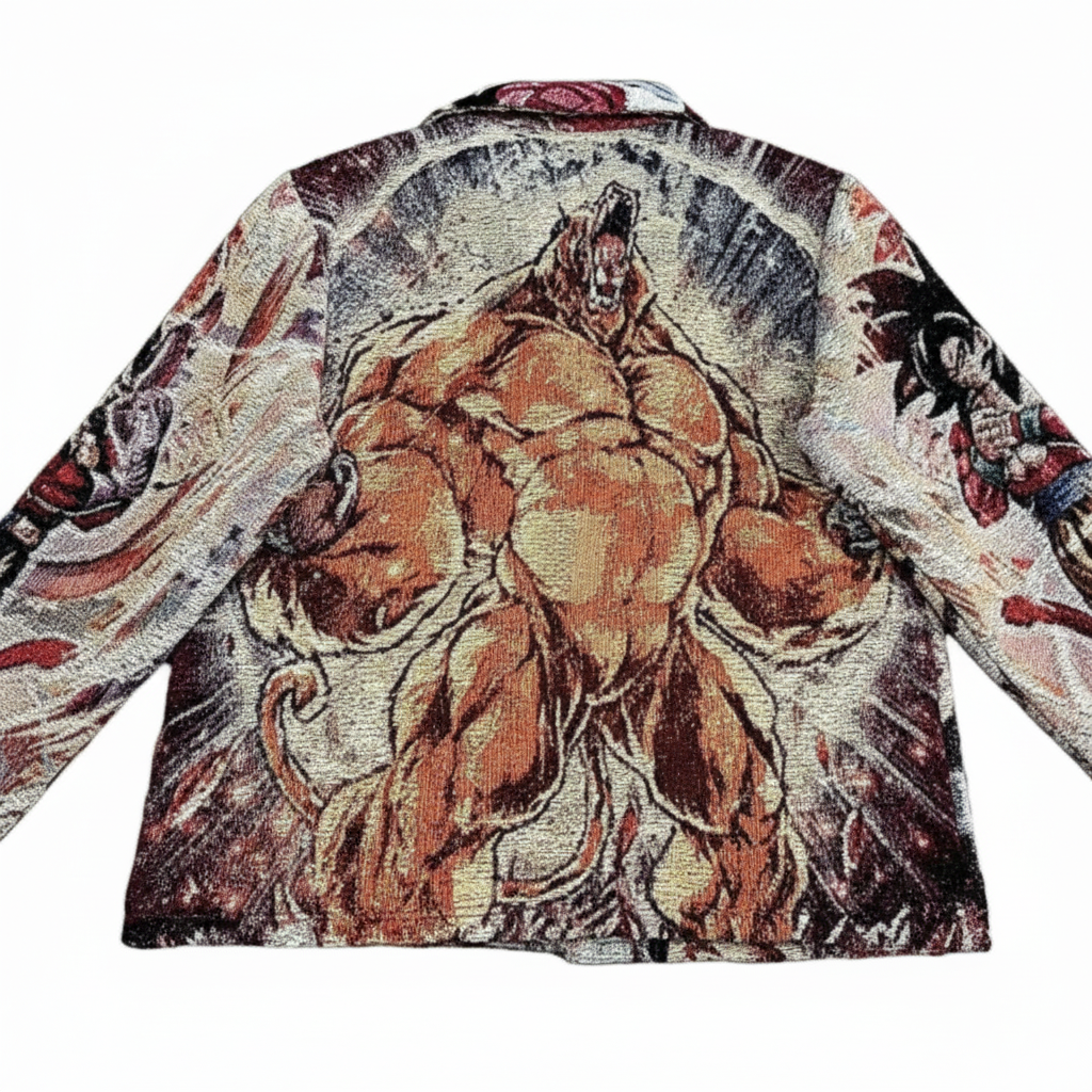 Anime Manga Dragonball Vintage Tapestry Jacket