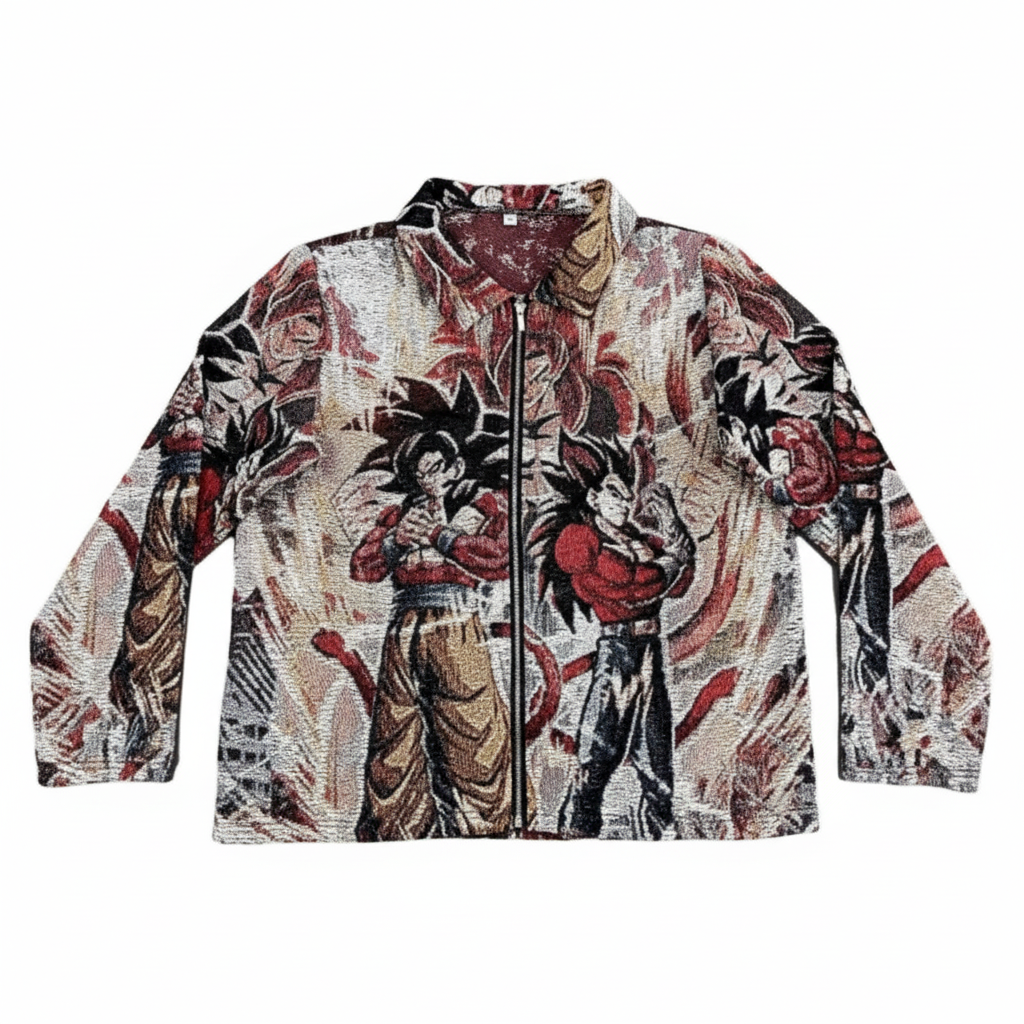 Anime Manga Dragonball Vintage Tapestry Jacket