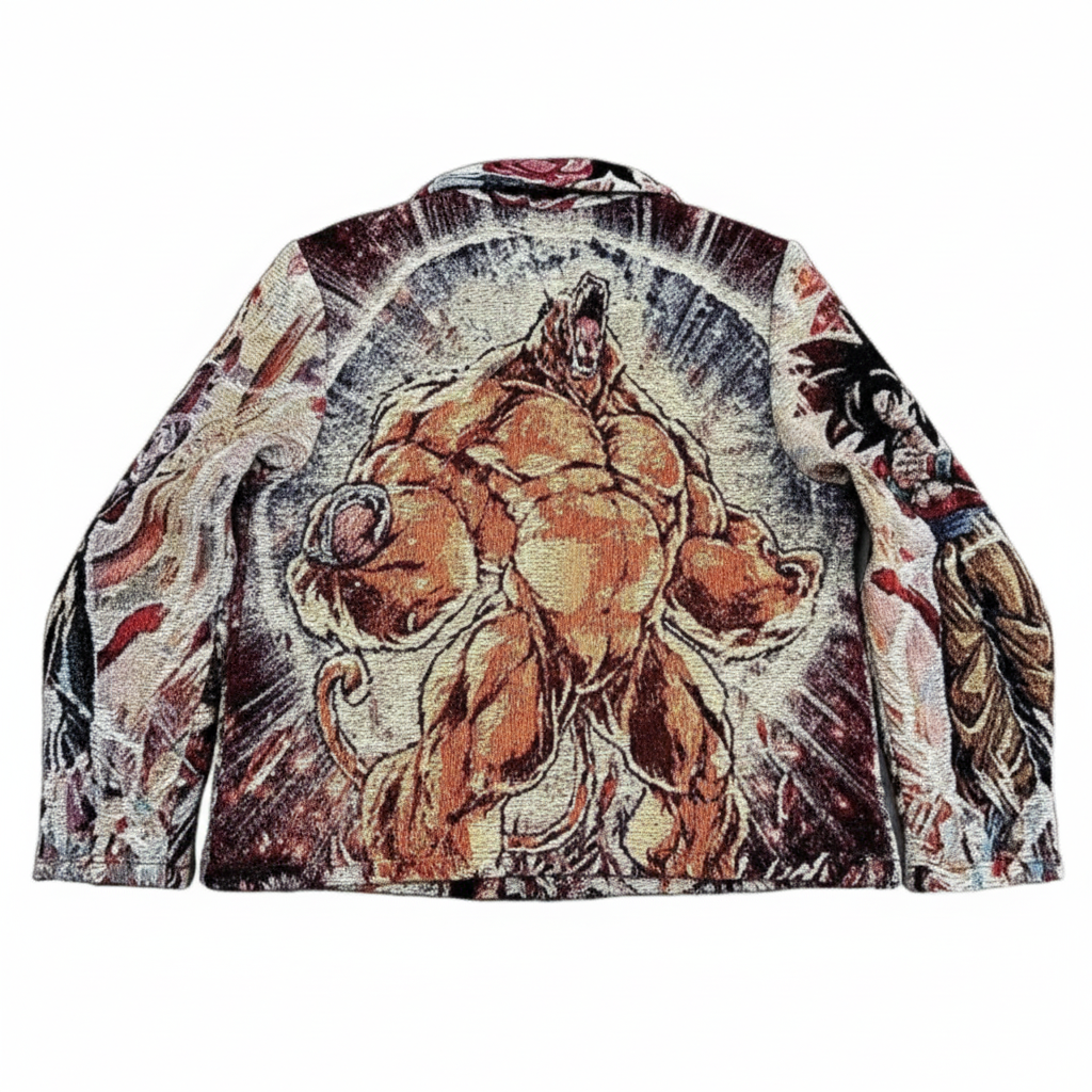Anime Manga Dragonball Vintage Tapestry Jacket