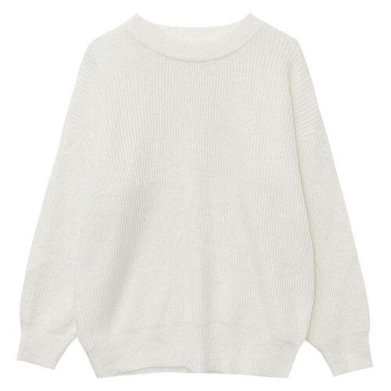 Cashmere Knitted Solid Long-Sleeved Pullover For Women-Soco Hoodie