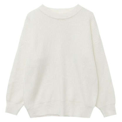 Cashmere Knitted Solid Long-Sleeved Pullover For Women-Soco Hoodie