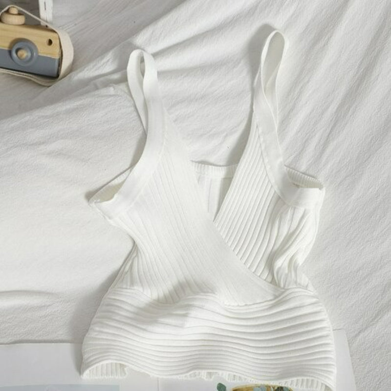 Women's Solid Color Slim Fit Camis Vest-Soco Hoodie