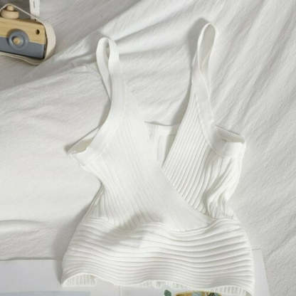 Women's Solid Color Slim Fit Camis Vest-Soco Hoodie