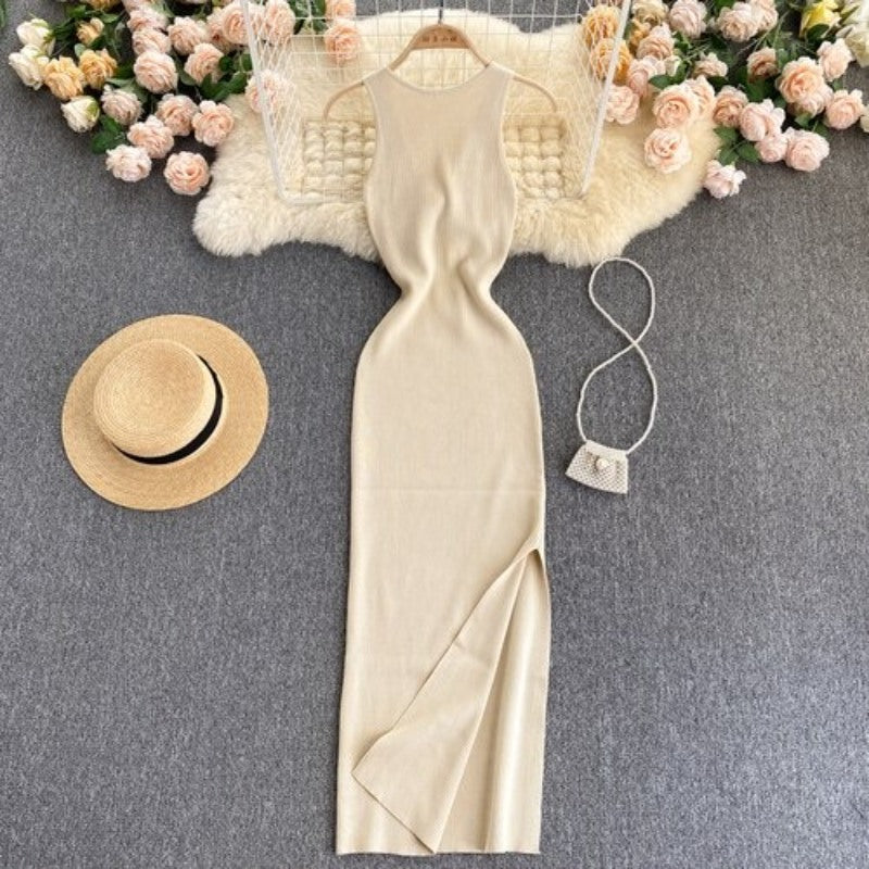 Casual Twisted Korean Long Dress For Women-Soco Hoodie