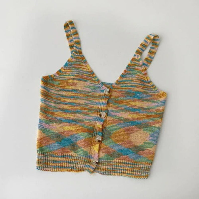 Women's Knitted Outerwear V Neck Tank Top-Soco Hoodie