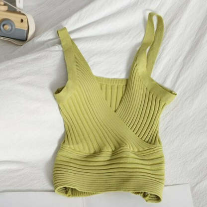 Women's Solid Color Slim Fit Camis Vest-Soco Hoodie