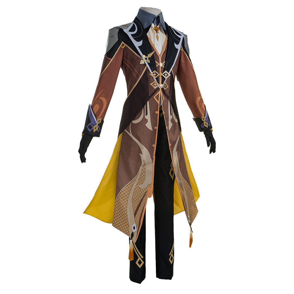 Zhongli Cosplay Costume Outfits-Soco Hoodie