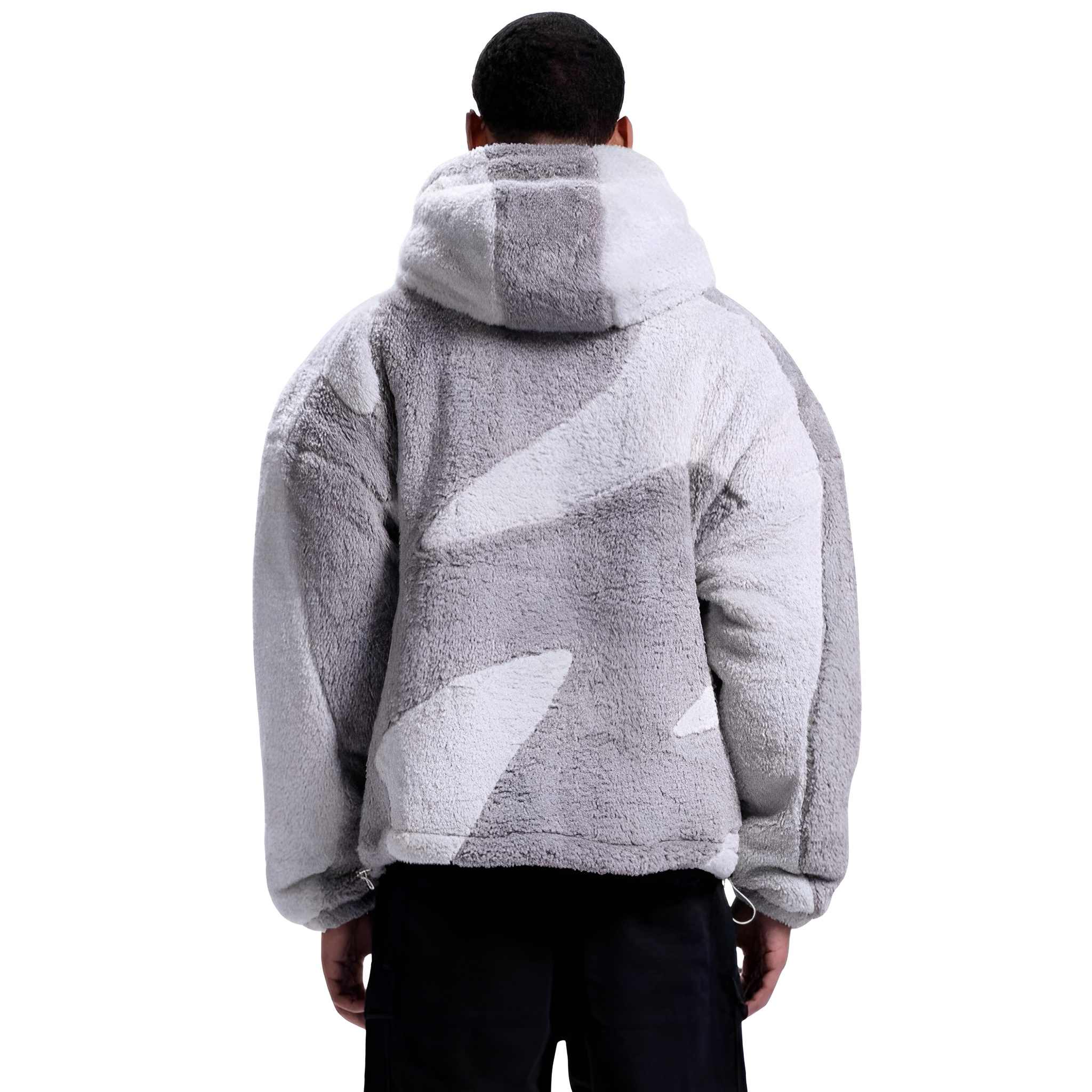 Fleece Zip Up Hoodie Jacket For Men