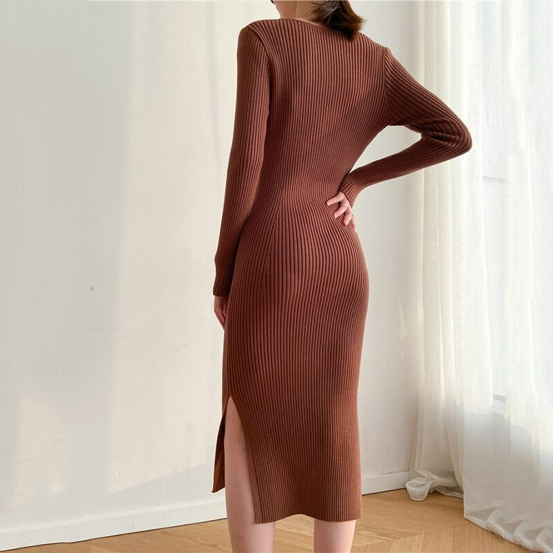 Retro V-Neck Office Lady Sweater Top For Women-Soco Hoodie