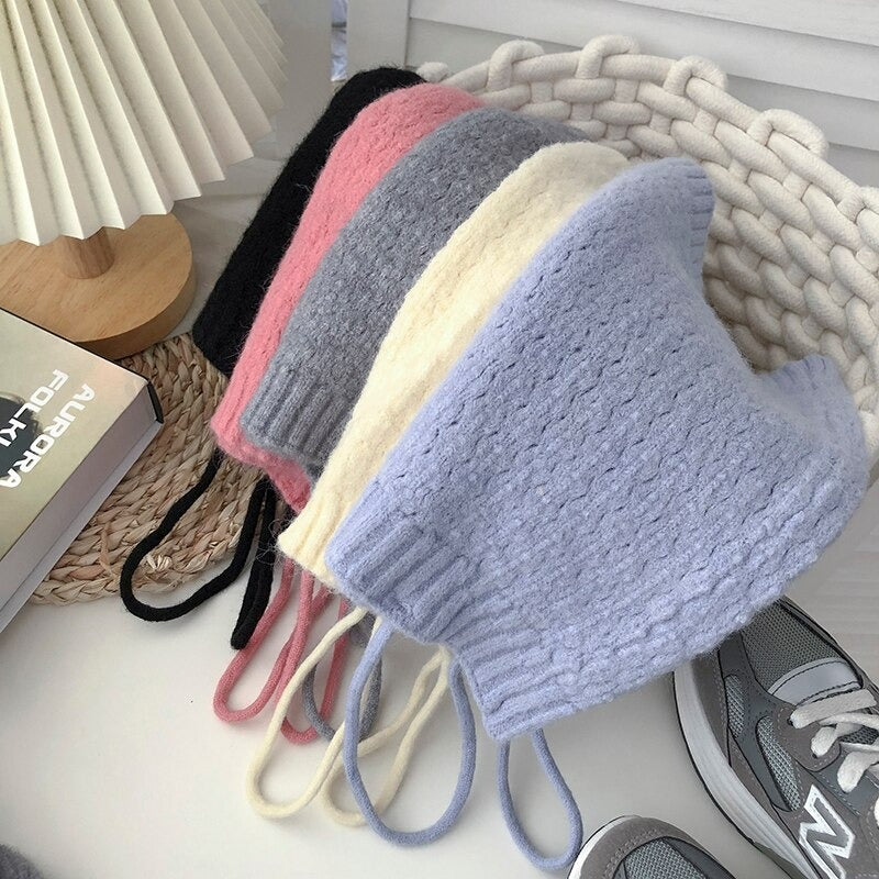 Long-Sleeved Knitted Cardigan With One-Piece-Soco Hoodie