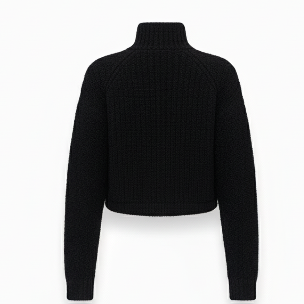 Cozy Ribbed Zip Up Knit Jacket