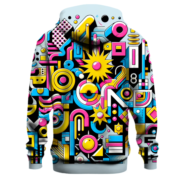 Funky Shapes and Lines Hoodie
